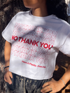 NO THANK YOU Crop Tee